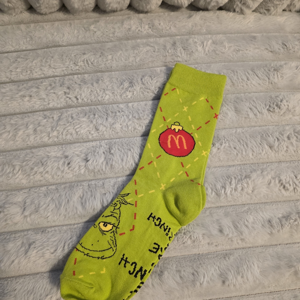 McDonald's Green Grinch Men's Socks